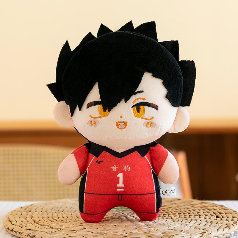 23cm Kawaii Haikyuu Plush Toy Volleyball Stuffed Anime Doll Hinata Shoyo Tobio Kageyama Yu Nishinoya for Fans Kids Birthday Gift