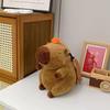 Zaino Peluche Capibara Kawaii Moda Peluche Bambola Ciondolo Pelliccia Borsa a Spalla per Bambini Mini Zainetto Borse Regali per Fidanzata