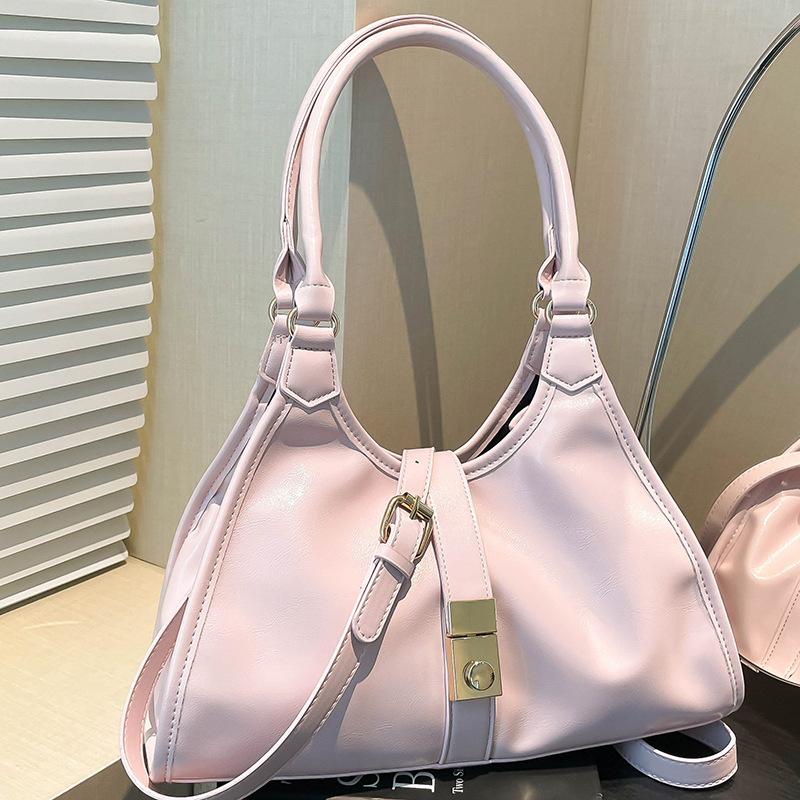 2025 summer new fashion simple retro handbag underarm bag high value niche trend commuter bag women