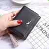 Korean Style Women's Tri-Fold Wallet: Compact Fashionable Coin Purse & Card Holder