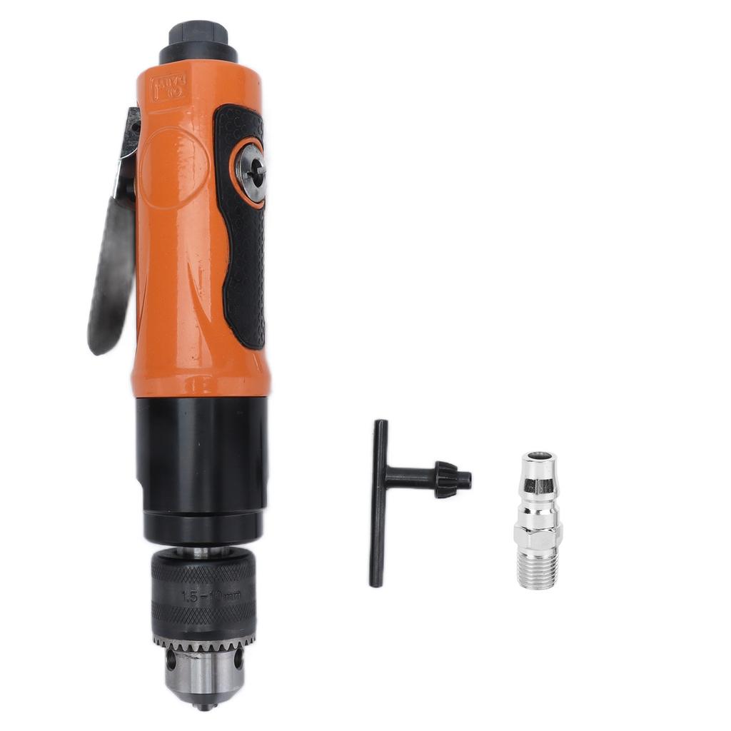 Pneumatic Drill Geared Air Drilling Tapping Machine Adjustable Speed 3/8in Straight KP-555A