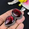 Red Labradorite Gemstone Handmade 925 Sterling Silver Jewelry Pendant 2.05" KG-101
