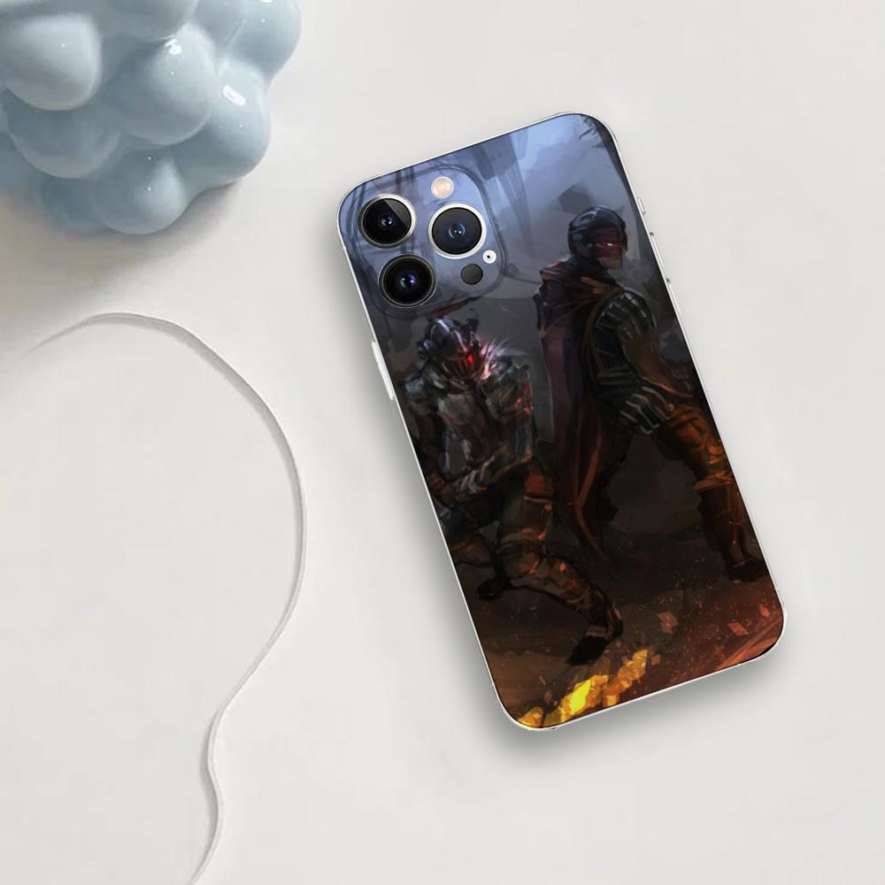 Goblin Slayer Anime Phone Case For Iphone 16 15 11 13 14 Pro Max 7 8 Plus X Xr Xs Max Se2020 12mini Transparent Cover