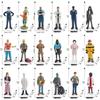Professional Role Model Figurines Set: Teacher, Doctor, Nurse, Construction Worker, Chef, Police Officer