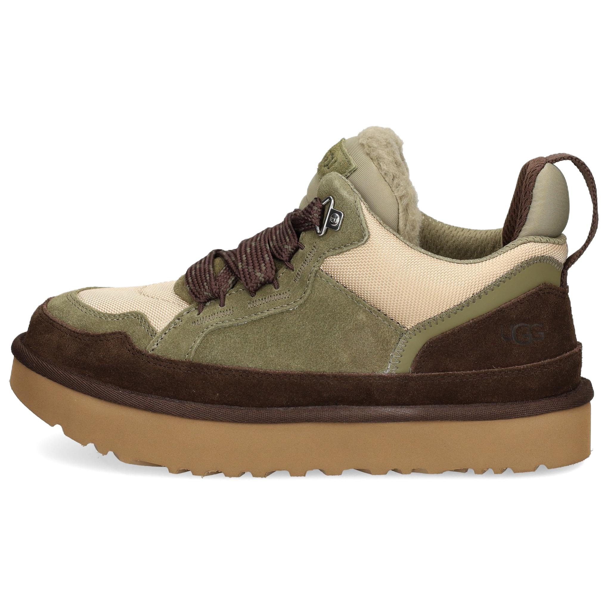 UGG Boms Burnt Olive Comfortable Simple Low-Top Sneakers Men Sneakers Green 1170750-BOMS 40