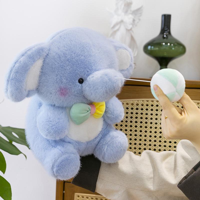 New Circus Juggling Elephant Doll Cute Baby Elephant Plush Toy Sleeping Doll Throw Pillow Soothes Doll Girl