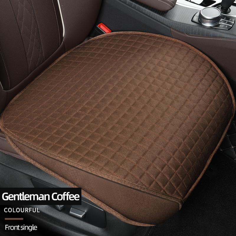 Car Seat Cushion for Front and Back Seat Soft Breathable Four Seasons Universal Car Seat Protector Pad Universal for Most