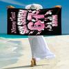1PC Custom Name "Six Seven Bruh Graphic" Beach Towel Highly Absorbent And Sand-Resistant Towel for Swimming, Pool, Yoga, And Travel Lightweight