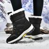 Neue Samt-Camouflage-Schnee-Stiefel Outdoor rutschfest High-Top Baumwollschuhe große Größe verdickte warme Stiefel Winter