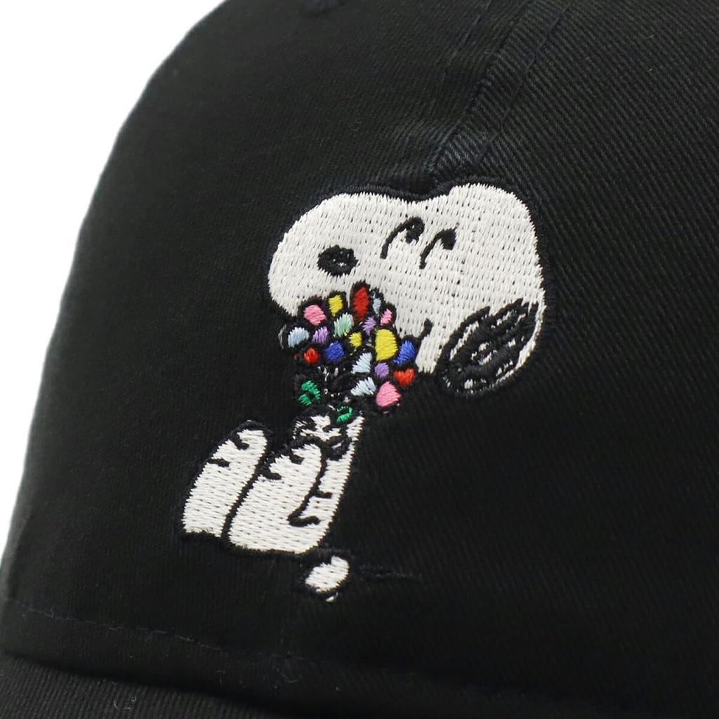 New Era 9TWENTY Long Visor Cap Peanuts Snoopy ONSPOTZ and KyuTwenty Long Long Perfect for Spring and Popular Size Stickers Adjustable Everyday