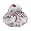 New Chinese butterfly big eaves empty top hat can tie ponytail sun protection hat women's mesh yarn face small anti-ultraviolet sun hat