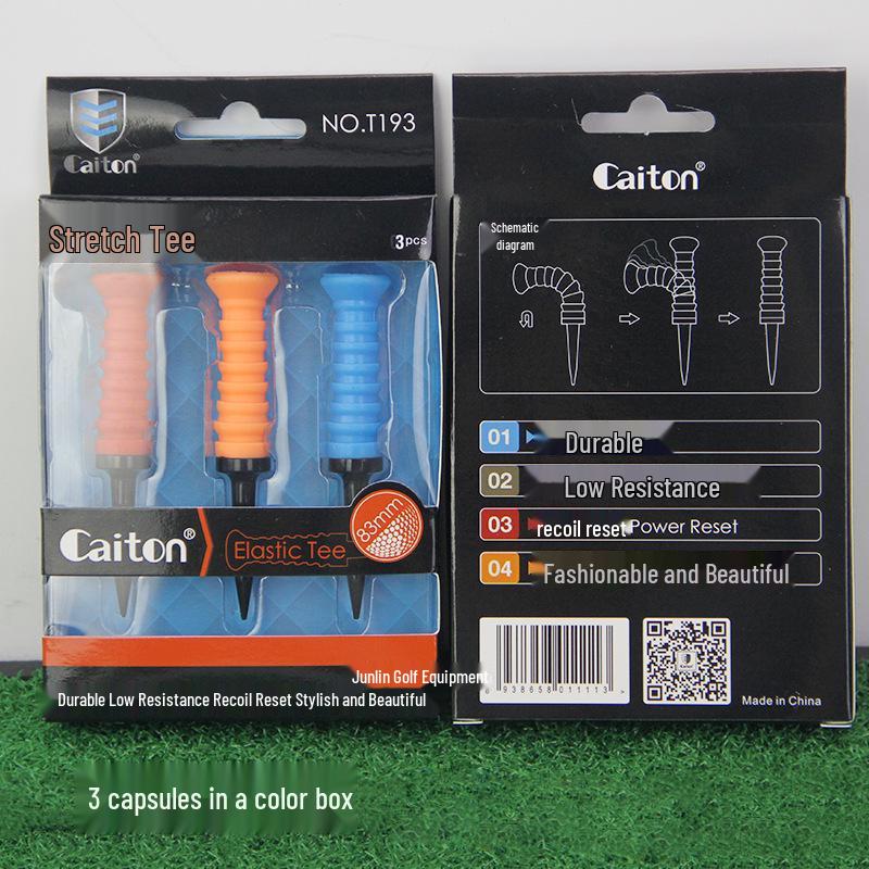 Elastické golfové odpaliště - Měkký gumový omezovač, K dispozici v 5 barvách