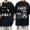 Rapper Playboi Carti Music Album Die Lit Graphic T Shirt Unisex Wounisexs Hip Hop Vintage Fashion Short Sleeve T Shirts Streetwear Bl