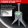 Safety Pipe Marker Centering Tool,Use to Measure Pipes 0.5" and Up, Standard 4" Y-Type Head Adjustable Set Level