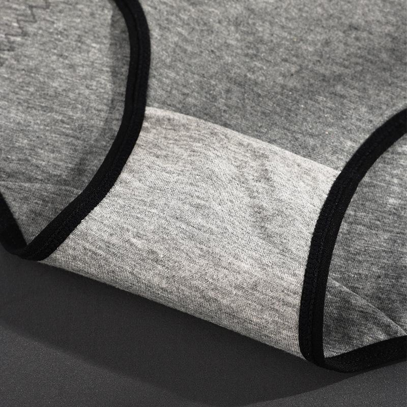 English Standard Women'S Underwear High Waist Belly Pure Cotton Briefs Mulberry Silk Antibacterial Large Size Underwear Women