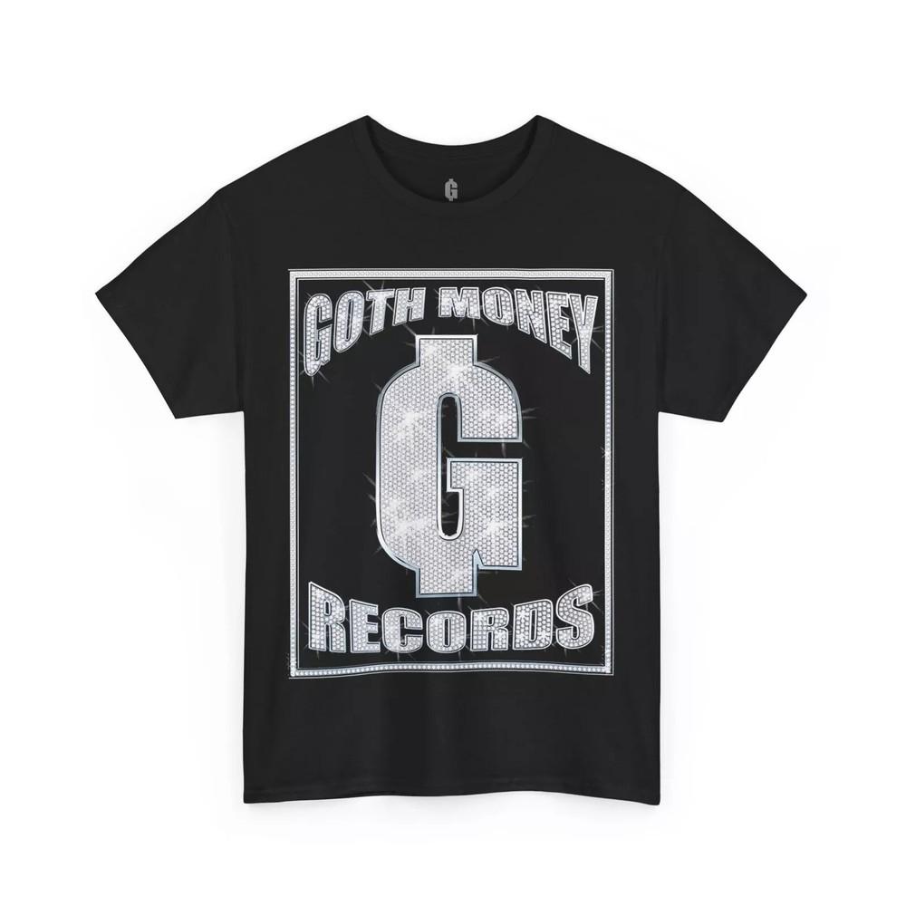 

Goth Money Records Блискуча футболка з щільної бавовни Унісекс футболка M