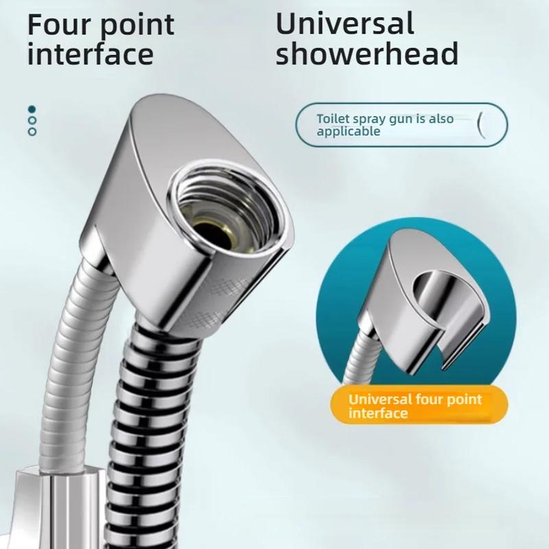 Suction Cup Shower Holder Adjustable Shower Head Holder Nozzle Handheld Holder Punch-Free Multi Angle Rotation Shower Bracket