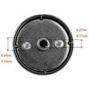 High Temperature Resistant Knob for Electric Cooktop Easy Installation Stove Control Knob Range Replacement Part