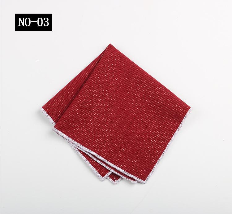 Men'S Pocket Towel Suit Shirt Dress Banquet Wedding Bright Silk Macaron Small Handkerchief Square Towel