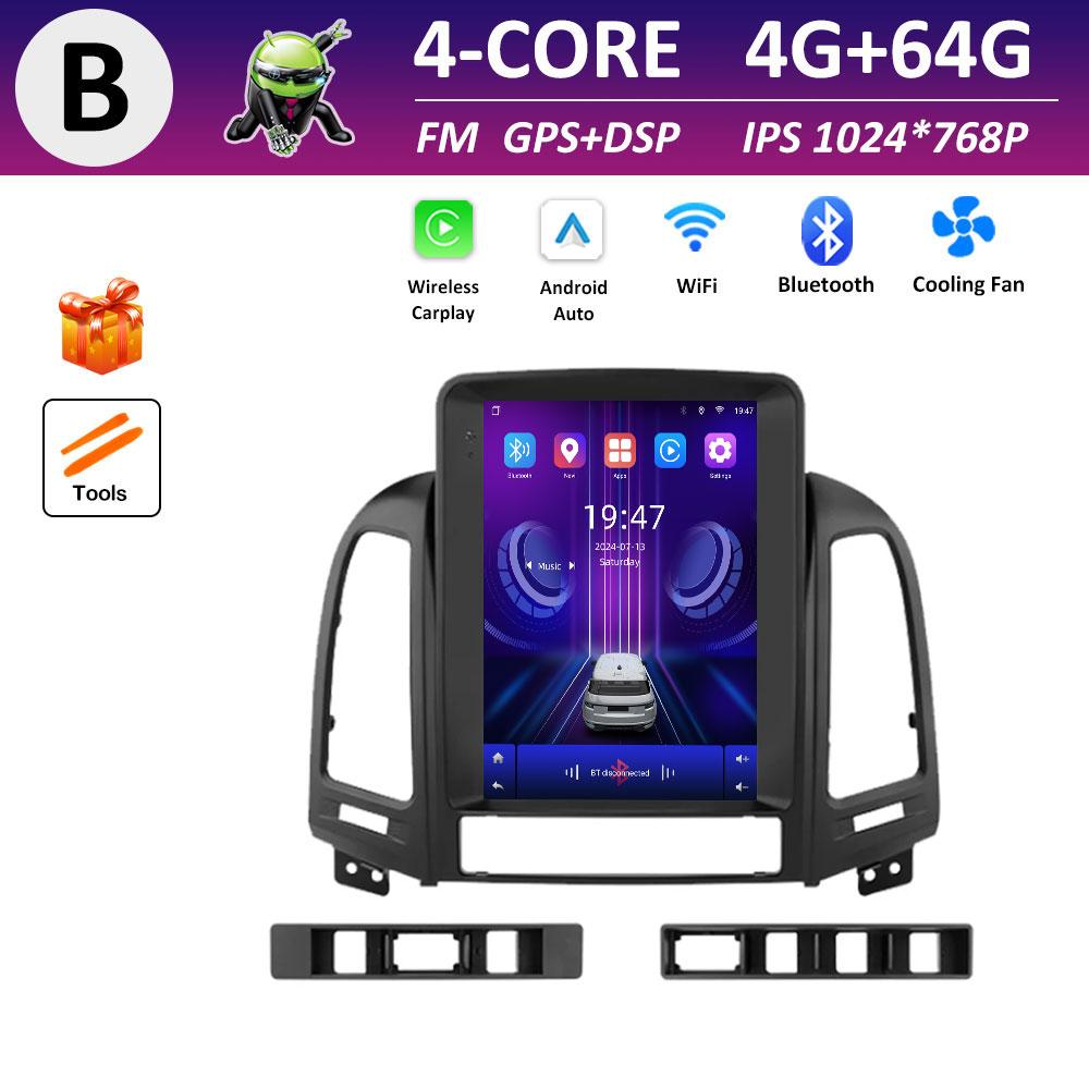 Cooling Fan for Hyundai Santa Fe 2 2006 2007 2008 2009 2010 - 2012 Android Smart System Car Multimedia Video Radio Player WIFI