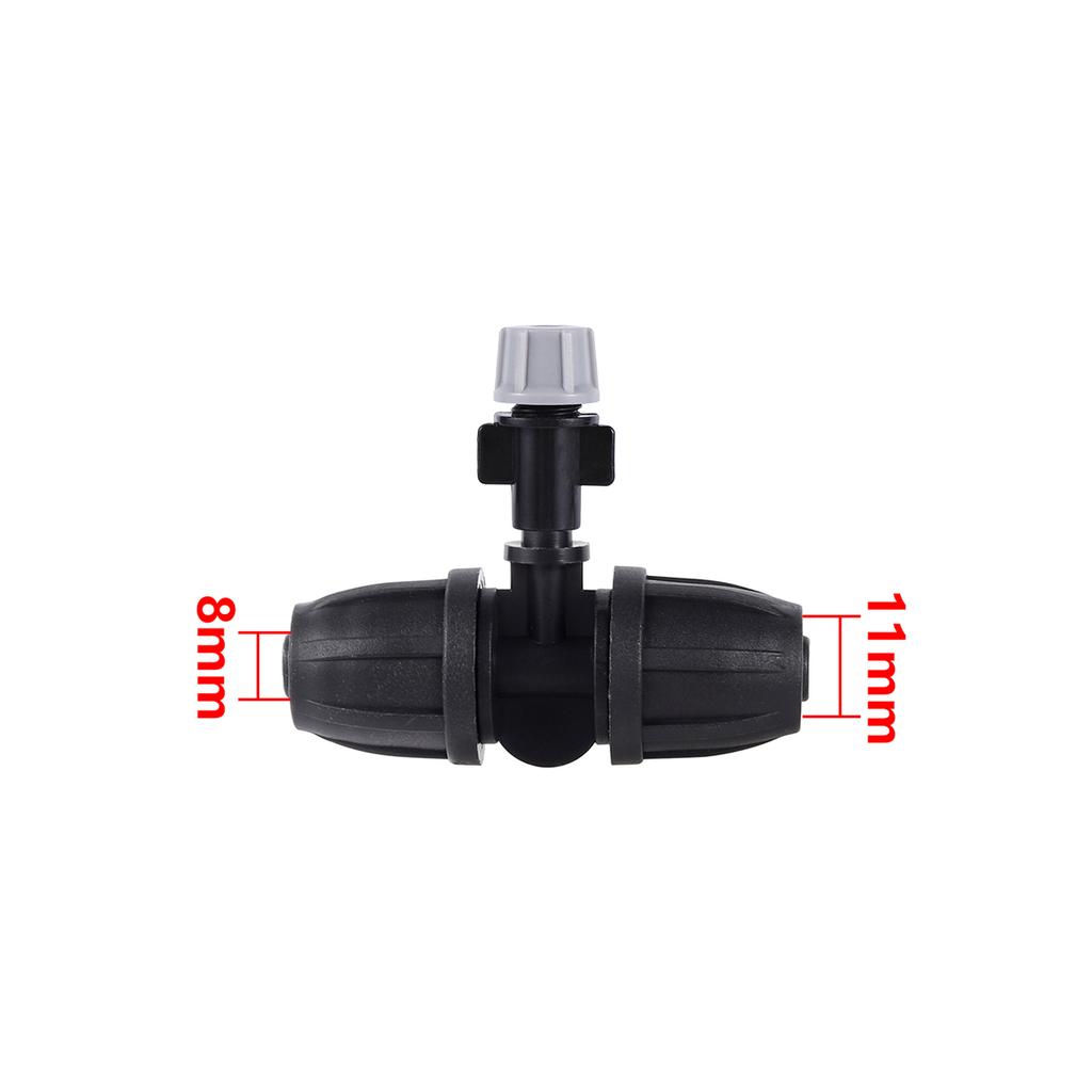13 Types of Grey Adjustable Misting Nozzle Kits 4/7mm Hose Automatic Cooling Watering Irrigation System Portable Fogging Sprayer