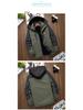 Men's Windproof Waterproof Down Jacket - Velvet-Lined and Insulated Cotton Winter Coat for Cold Protection.