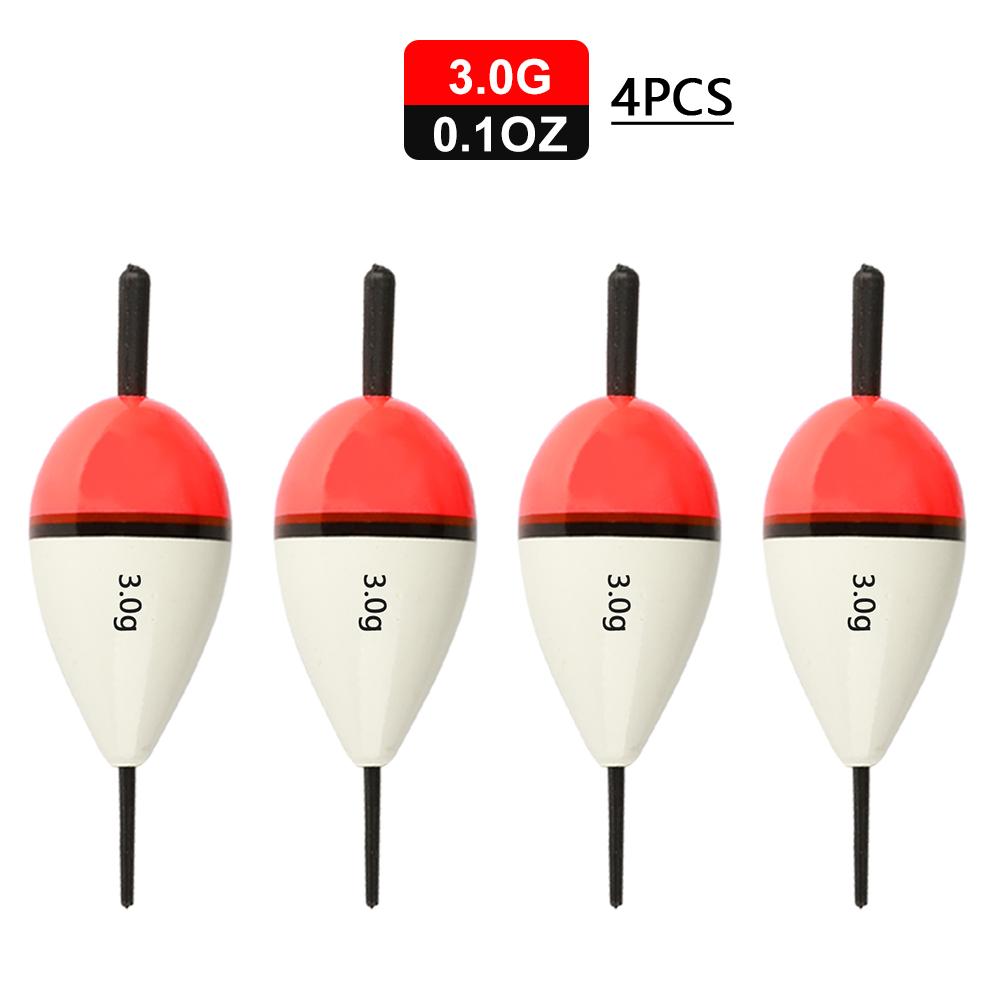 FTK 4ks Sada rybářských splávků Rybářské příslušenství EVA Rybářské splávky Rybářské vybavení 2g-5g Splávek Vybavení