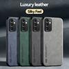 KEYSION Luxury Retro Leather Case for Samsung A24 A23 5G Silicone Shockproof Phone Back Cover for Galaxy A23 A24 4G