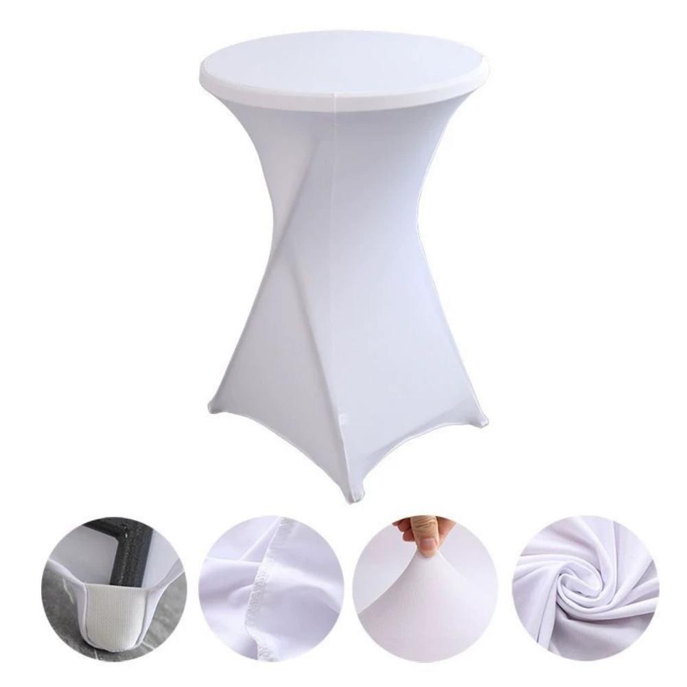 Einfache Installation Cocktail-Tischdecken Spandex-Tischabdeckung