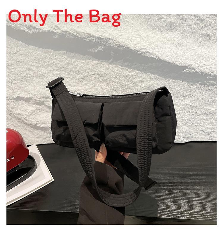 Casual Crossbody Bag For Daily Use With Multiple Pockets And Polyester Material