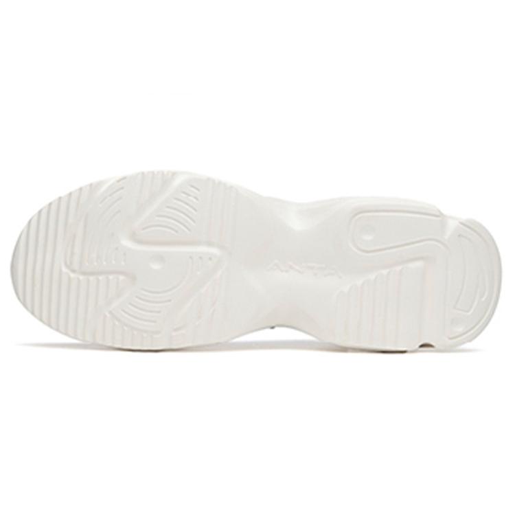 ANTA Running Shoes Women's Low top Ivory White/Light Blue/Poplar Catkin Purple 922125583-4