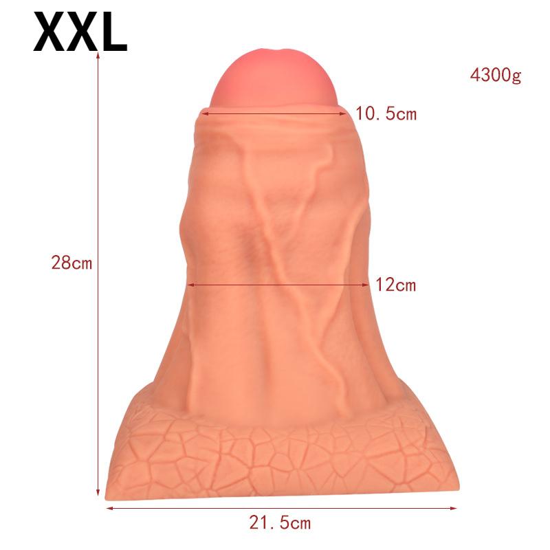 Oversized Transparent Soft Butt Plug Anal Expander Adult Sex Toy Fisting Dildo Slave BDSM 18+