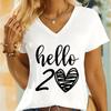 Women Tshirts Hello 50 Essential Classic Graphic Retro Birthday Gift for Mom Womens Clothing 50th Birthday Gift Tshirt FeUnisex