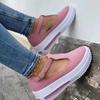 Wind large size casual single shoes women's spring new thick-soled one-word buckle Brock single shoes
