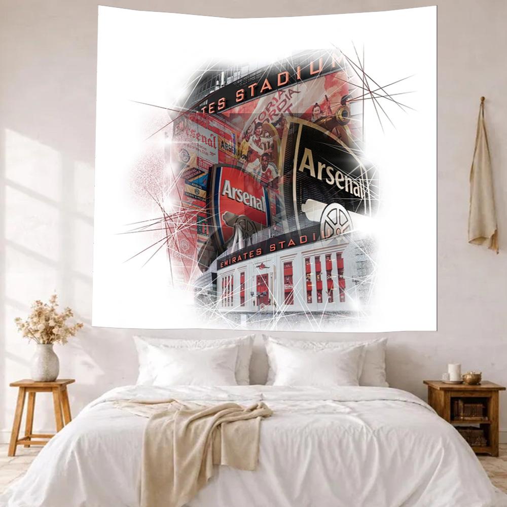 Arsenal Wall Decor Tapestry Art For Pet Memorial Birthdaywedding Party Backdrop Family Gift