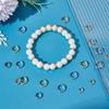 96Pcs 6 Styles 201 Stainless Steel Spacer Beads Flat Round/Ring Mixed Color 6~10x2~2.5mm Hole: 4~8mm 16pcs/style