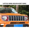 JIDIXIAN Fit for Jeep Renegade 2019-2026 Car Headlight Light Lamp Protective Decoration Cover Exterior Accessories