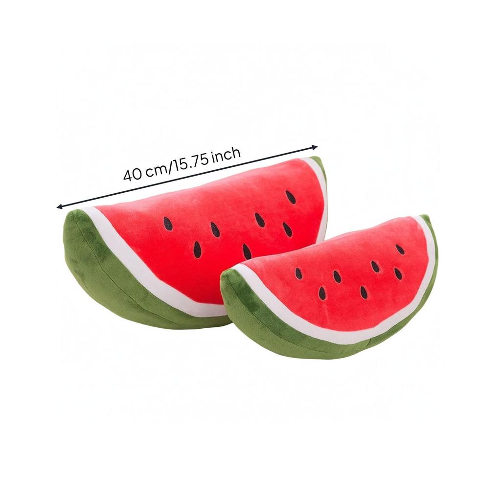 Watermelon Stuffed Toy Fruit Plushie Playful for Children, Teens