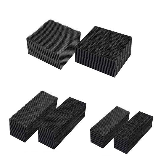 10/15/20/30/40/50Pcs Heavy Duty Fastener Tape Self Adhesive Interlocking Strip Damage-Free Multifunction Car Foot Mat Carpet Fixing Sticker