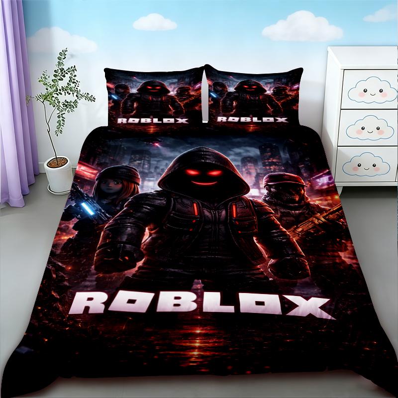 Duvet Cover Roblox  Bedding Set Soft And Comfortable Quilt Cover For Bedroom Home Birthday Decor Gifts Queen King