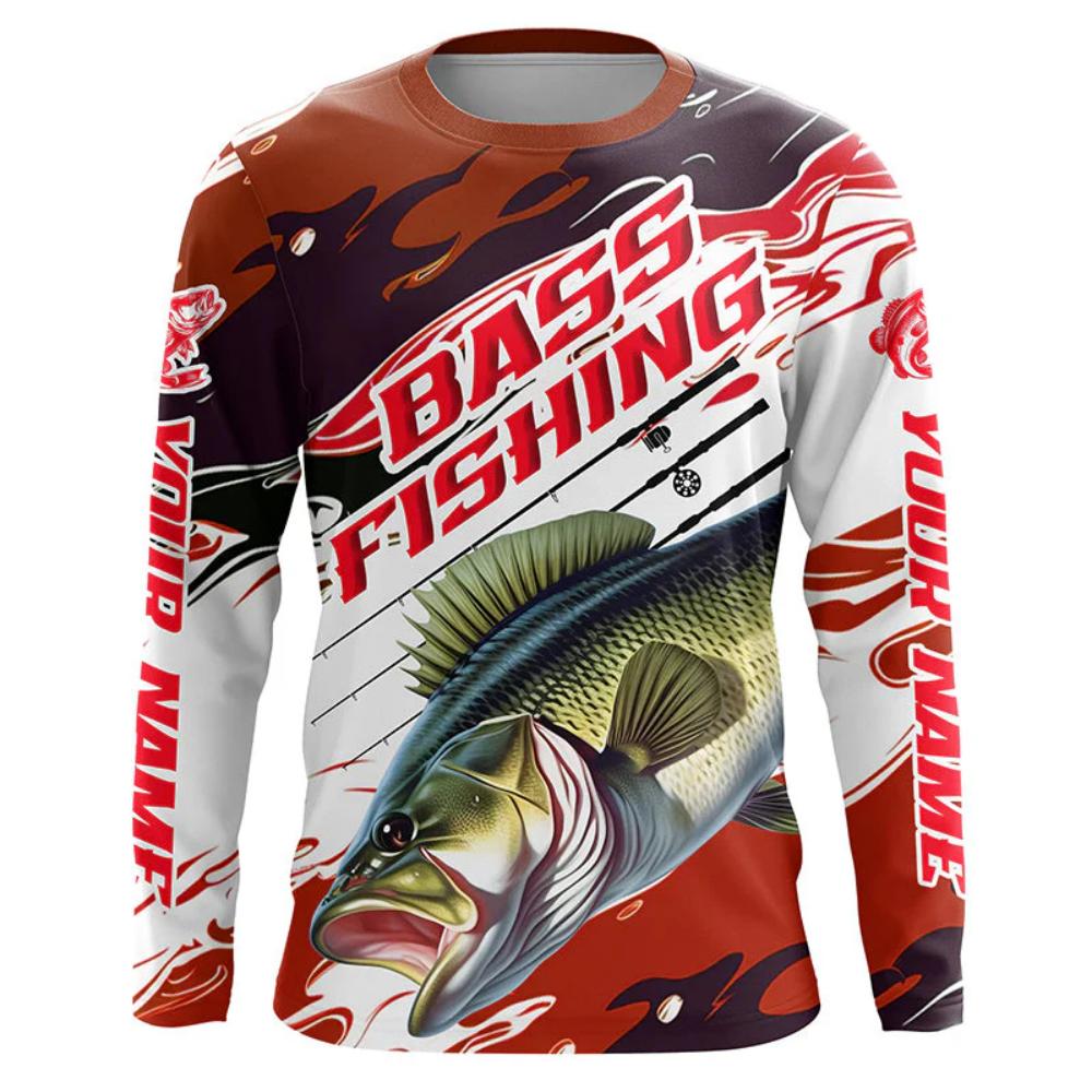 3D Print Men's Fishing Long Sleeve T-Shirt Outdoor Camping Casual Professional Sports Clothing Autumn Loose Breathable Tees Tops