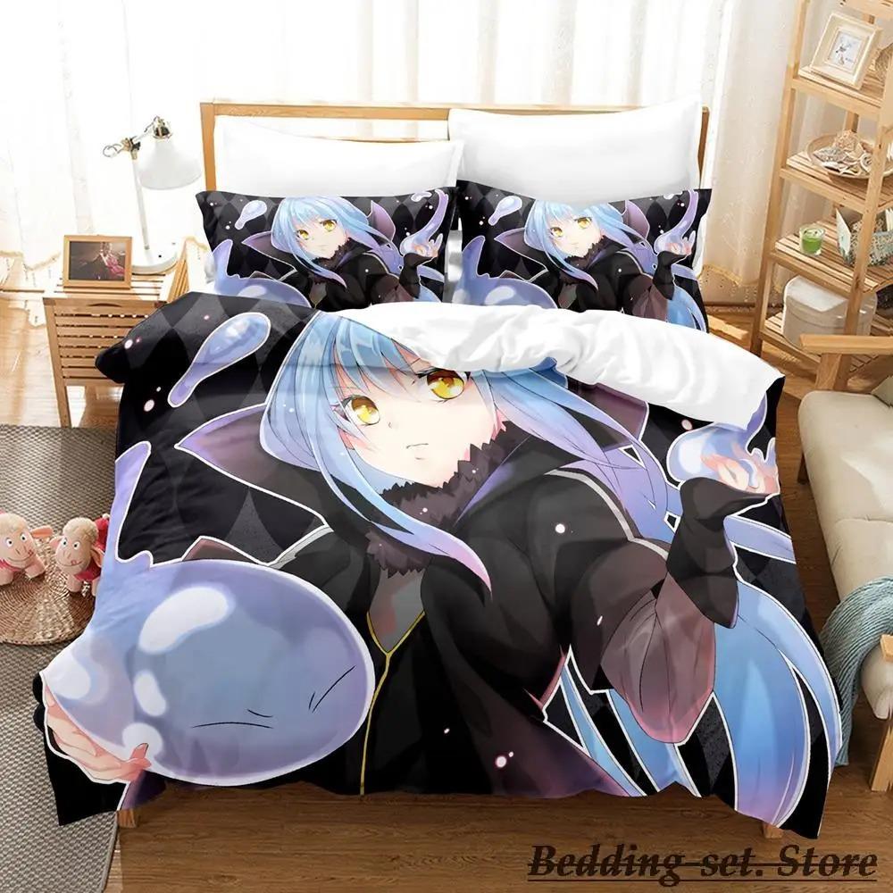 Den tid jag reinkarnerades som en slem Sängkläder Set Enkelt Twin Full Queen King Size Sängset Vuxen Barn Sovrum Påslakanset Anime