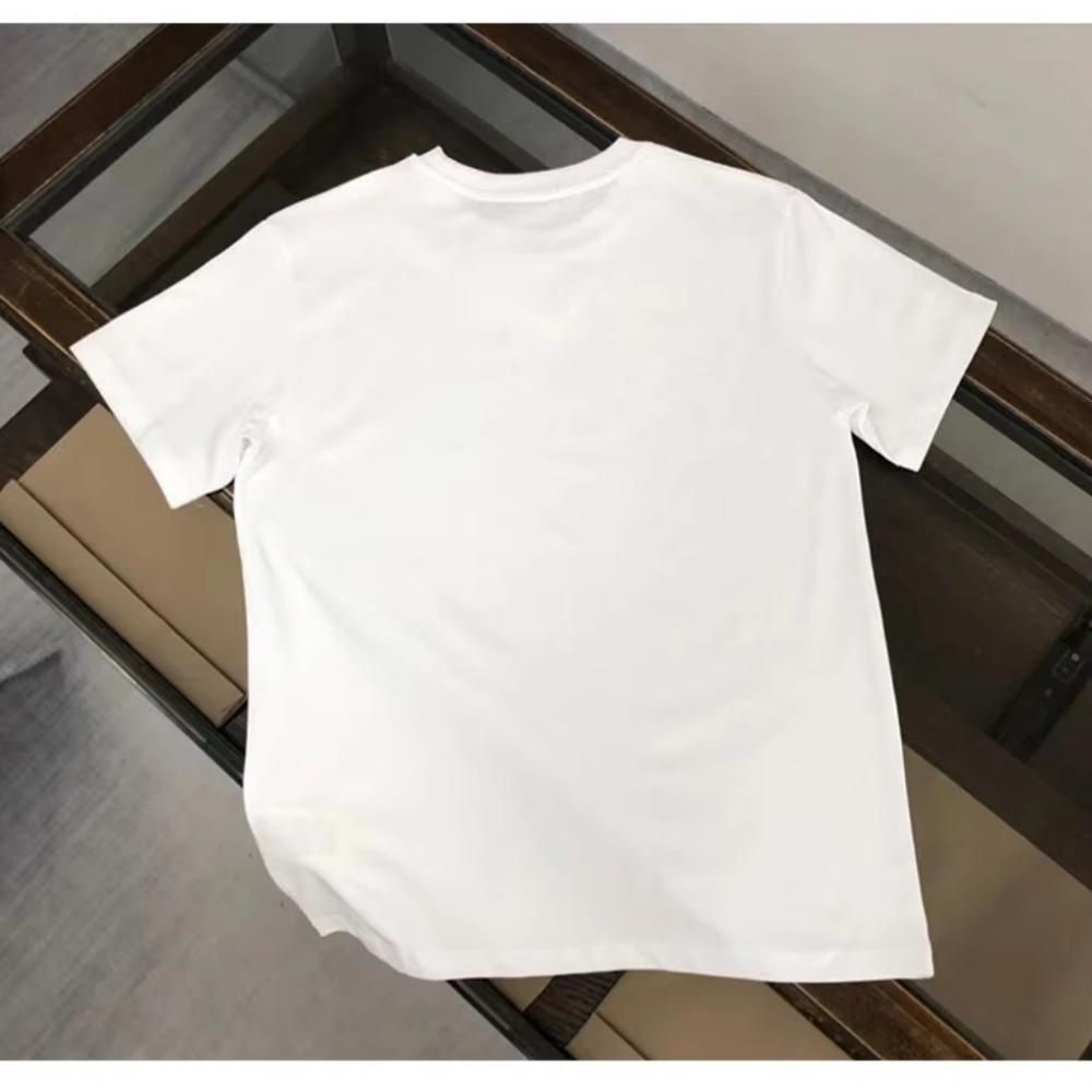 Letní móda Retro pánské oblečení těžké váhy Malé oči 100% bavlna Potištěný kulatý výstřih Vysoce kvalitní neformální tričko Fitness Street