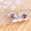 925 Sterling Silver Earrings Full Diamond Fashion Earrings Jewelry Jewelry Silver Jewelry