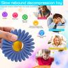 Flower Fidget Spinner 3D Printed Spring Flower Fidget Toy Stress-Relief Flower Spinner