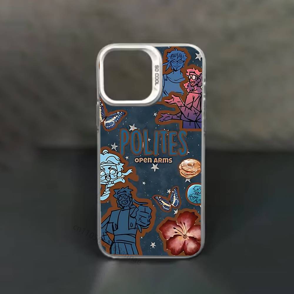 E-Epic The M-Musical Polites Phone Case for iPhone 15 16 Pro Max Air SE 11 13 Pro 14 Plus 12 11Pro 15Pro Max 16e Cover iPhone16plus