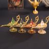 Ornaments Legend Aladdin Magic Genie Lamp Crafts Wishing Lamps Home Table Decoration Gift Collectable Metal Accessories