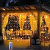 Christmas Lights LED Fairy String Curtain Lights 8 Mode Remote USB Festoon Christmas Decor For Home Holiday New Year Lamp