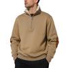 New Arrival Retro Stand Collar Half-Zip Men's Long-Sleeved Casual Sports Sweatshirt