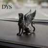 Egyptian Mythology Decor 3D Printed Sphinx Collectible Figurine, Statues, Ancient Gods Statue Exquisite Matte Black Ornament Ornaments, Sculpture with